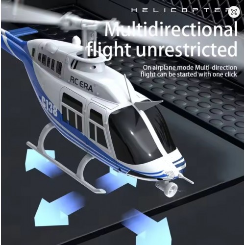 RC ERA C138 1:36 Remote Control Simulation RC Bell 206 Helicopter